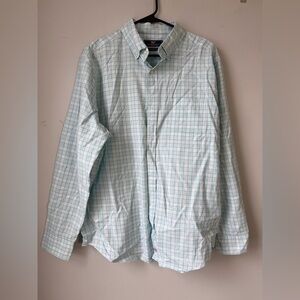 Vineyard Vines Classic Fit Murray Shirt Plaid Button Down Blue Long Sleeve L
